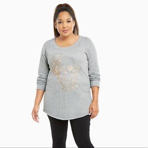 Metallic Skull Torrid Tunic